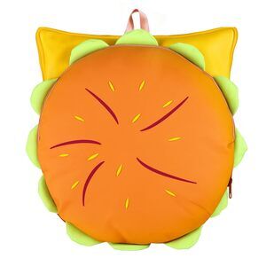 9914 Cheeseburger Backpack Funny Novelty Unique Cool Hamburger Daypack
